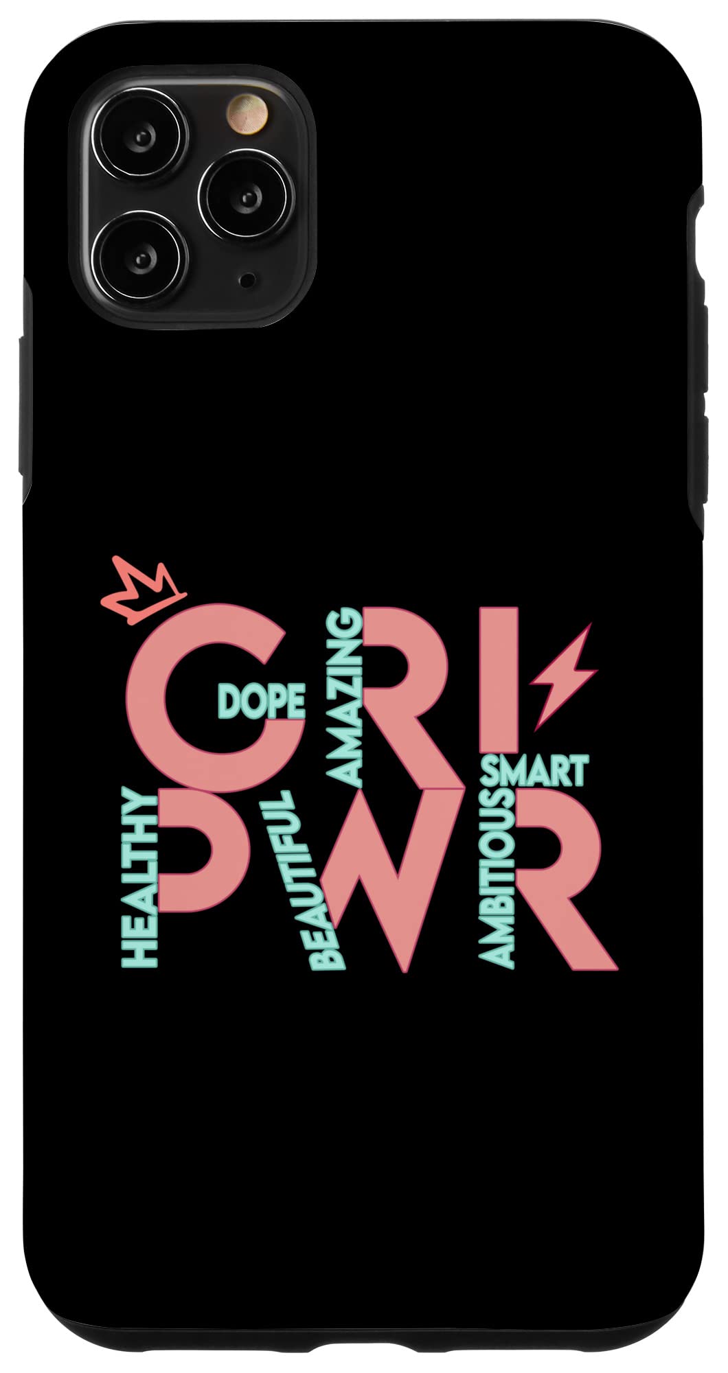 iPhone 11 Pro Max GRL PWR ガールパワー 女性の日 エンパワーメント プロローフェミニスト スマホケース