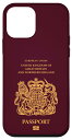 iPhone 12 mini イギリス、イギリス、イギリスのパスポート、イギリスの旗。 スマホケース