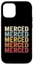 iPhone 13 Merced California Merced CA Retro Vintage Text スマホケース