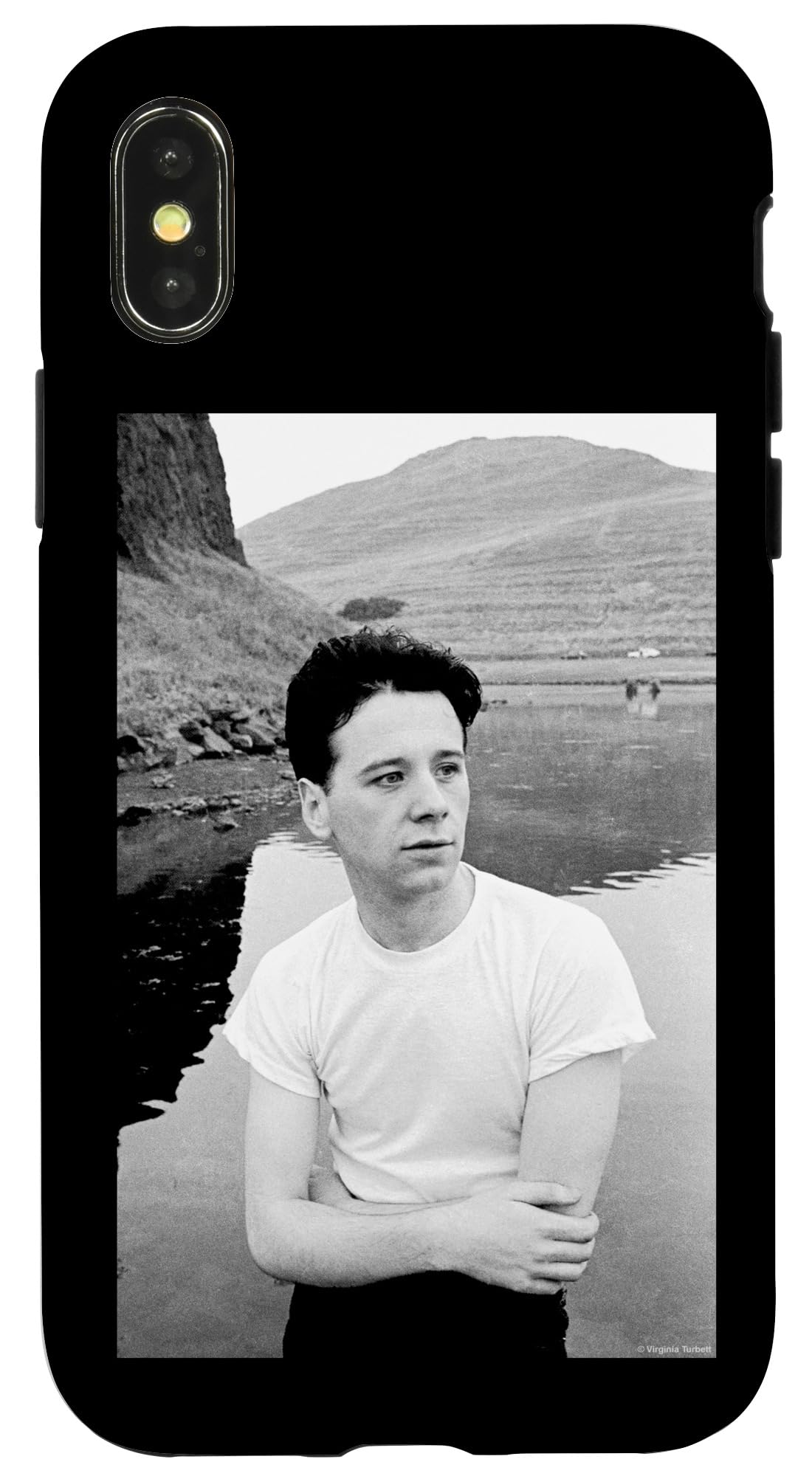 iPhone X/XS ジム・カー・オブ・シンプル・マインド 1981 ヴァージナ・ターベット スマホケース