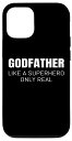 iPhone 13 ゴッドファーザー Like A Superhero Only Real Funny 引用 ジョーク スマホケース(2)