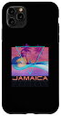iPhone 11 Pro Max Jamaica Retro 80年代ベーパーウェーブ ビーチバケーション スマホケース