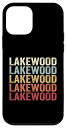 iPhone 12 mini Lakewood California Lakewood CA Retro Vintage Text スマホケース