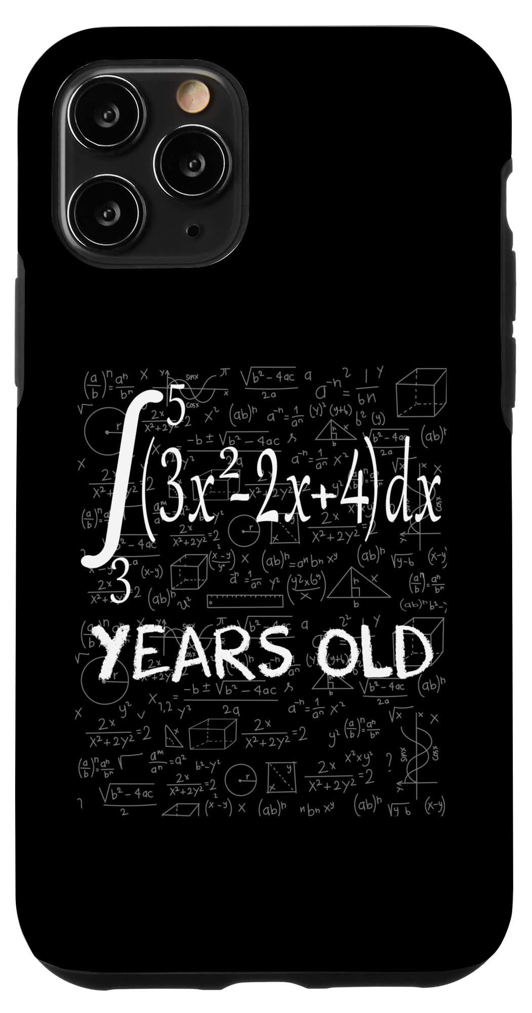 iPhone 11 Pro 面白い数学オタク90歳90歳の誕生日の積分計算 スマホケース