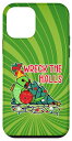 iPhone 12 mini Parrot Wrecks The Halls I グリーン インディアン リングネック スマホケース