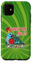 iPhone 11 Parrot Wrecks The Halls I ブルー インディアン リングネック スマホケース