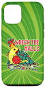 iPhone 12/12 Pro Parrot Wrecks The Halls I イエロー インディアン リングネック スマホケース
