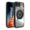 Fadkzyxr iPhone 16e 用 ケース リング付け 360°回転可能 スタンド機能 MagSafe対応 ラップホール付き スマホケース アイフォン16e 携帯カバー 耐衝撃 マグセーフ対応 超薄型 おしゃれ 6.1インチ ブラ