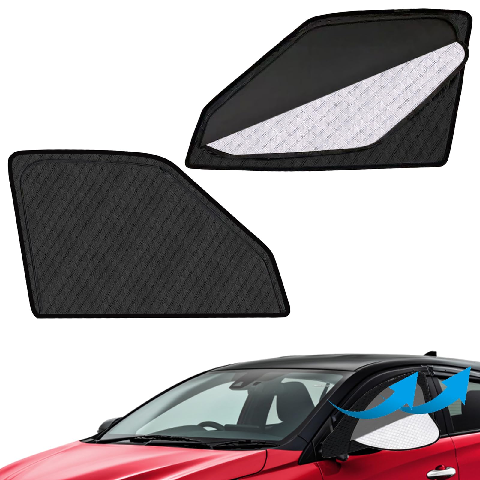 強化版 セレナ との互換性あり C26 サンシェード マグネット式 サイド用 車窓日よけ 車中泊 車種専用 2in1一体式 カーシェード 遮光 メッシュカーテン 車内の目隠 防蚊 日除け 通気性 UVカット