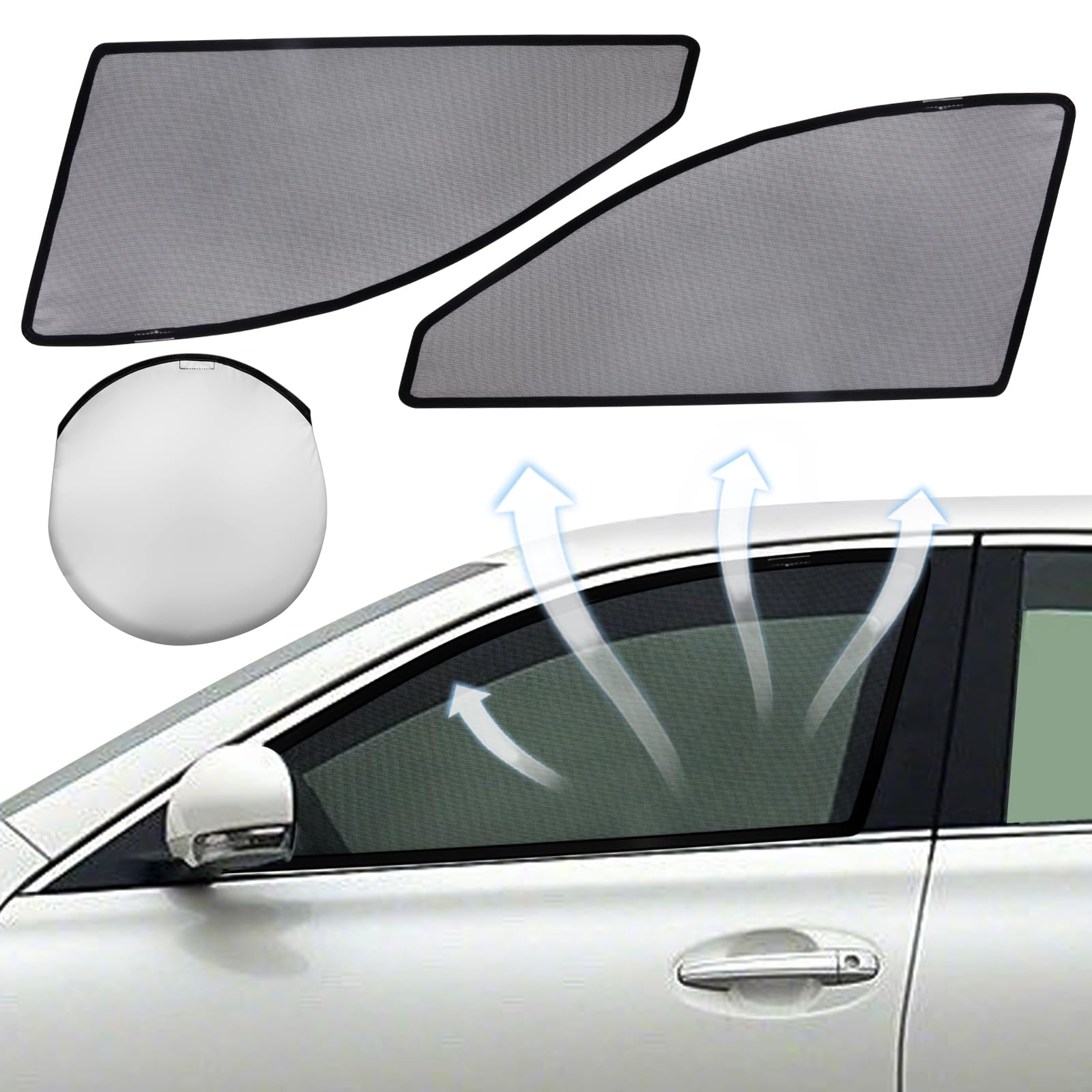 日産 との互換性あり セレナ C28 メッシュカーテン 遮光 サンシェード カーテン 車中泊用スクリーン アンチモスキート ウィンドウスクリーン 取り付け簡単 通気性 プライバシー保護 収納ス