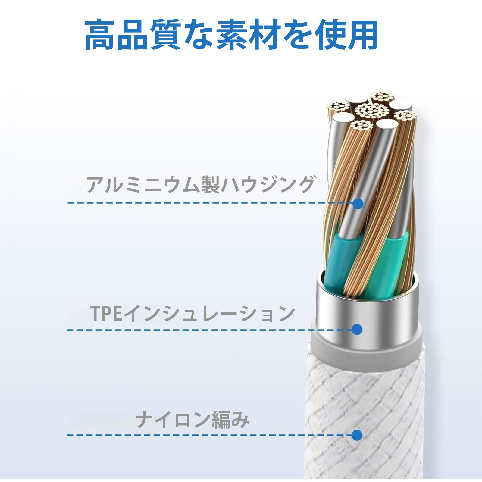 【 MFi 認証】GRIXX USB Type C タイプCケーブル 60W 急速充電 3M 2本セット 充電ケーブル タイプc データ転送データ転送 断線防止 高耐久ナイロンfor iPhone 16/15 Pro/Plus/Pro Max MacBook iPad Galaxy Sony Google Pix