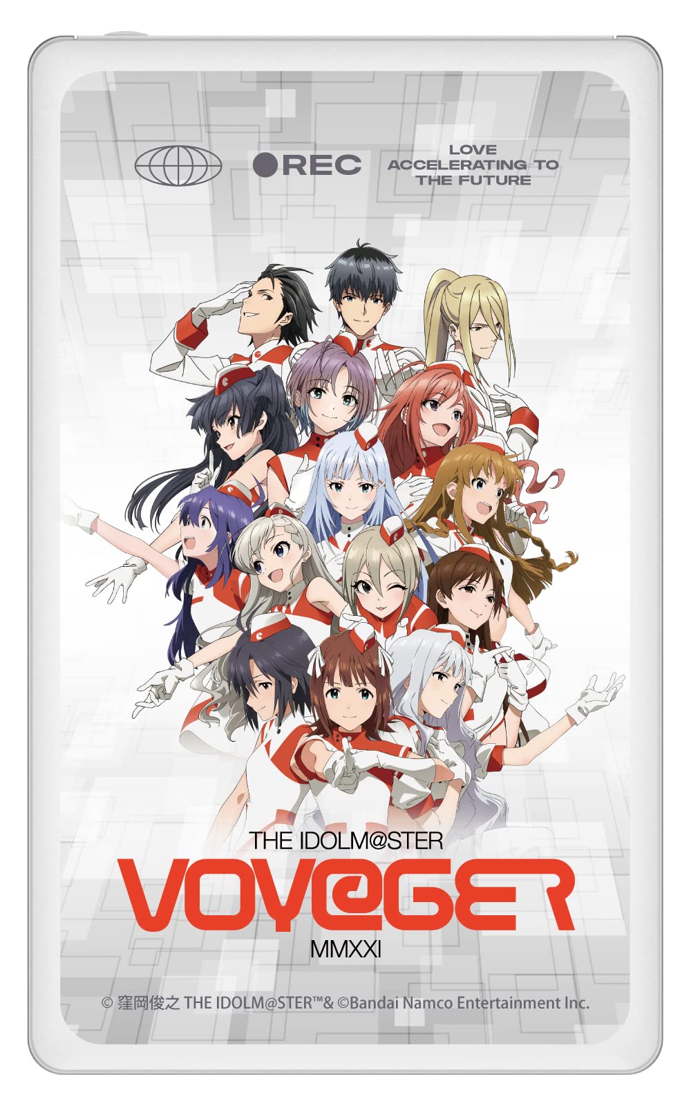 THE IDOLM@STER FIVE STARS!!!!!モバイルバッテリー (D) VOY@GER765PRO ALLSTARS天海春香 菊地真 四条貴音 シンデレラガールズ 塩見周子 新田美波 久川颯 ミリオンライブ！高坂海美 白石 紬 望月杏奈 SideM 鷹