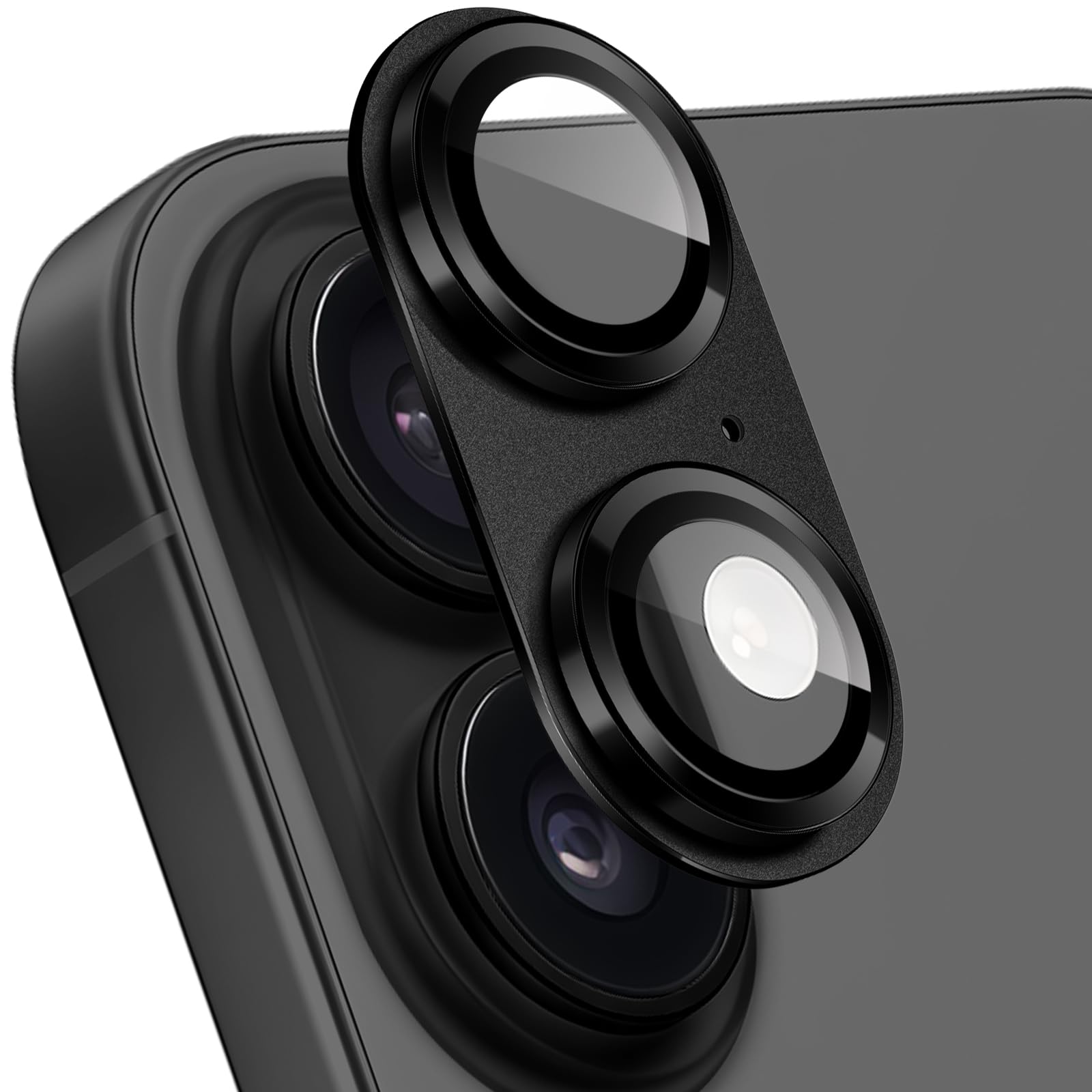 ReHowy カメラフィルム iPhone 17 対応 カメラレンズカバー アルミ合金＋9H硬度強化ガラス製 アイフォン 17 レンズカバー 露出オーバー防止 キズ防止 耐衝撃 全面保護 カメラカバー 高透過率 防
