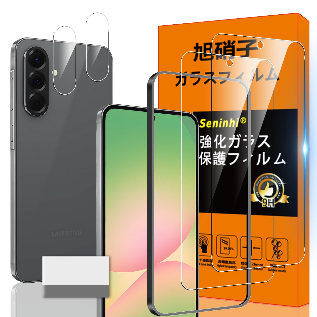 樂天商城 - 対応 Galaxy A36 5G / Galaxy A56 5G ガラスフィルム Galaxy A36 5G ガイド枠付き 指紋防止 【2* フィルム + 2* レンズ保護フィルム+ 1*ガイド枠付き+ 1*クリーニングツール】国産旭硝子材質 Galaxy A56 5G 薄型