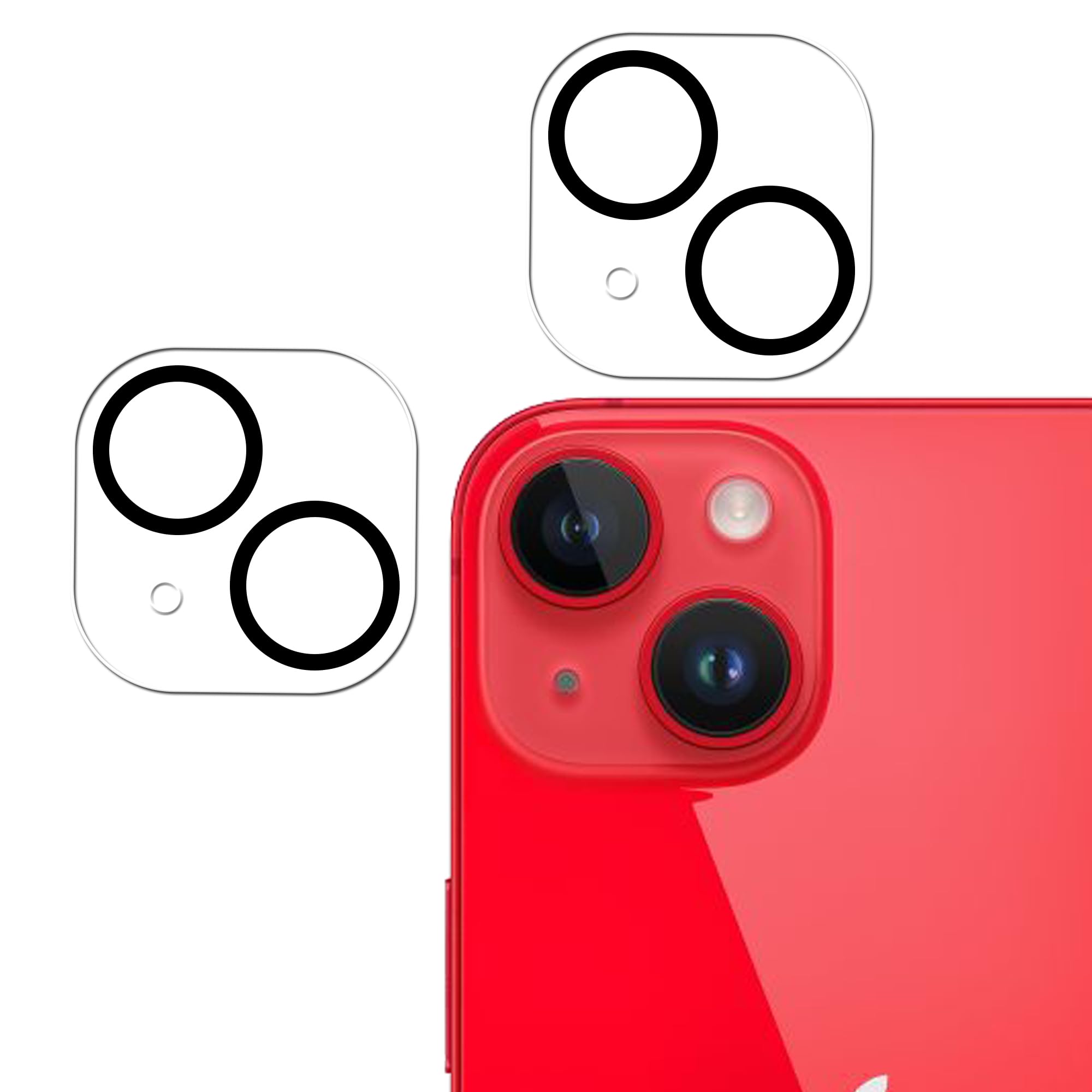 Rakuten - 【2枚セット】KPNS 日本素材製 いPhone 14 / 14 Plus カメラフィルム 強化ガラス レンズ カバー 保護フィルム