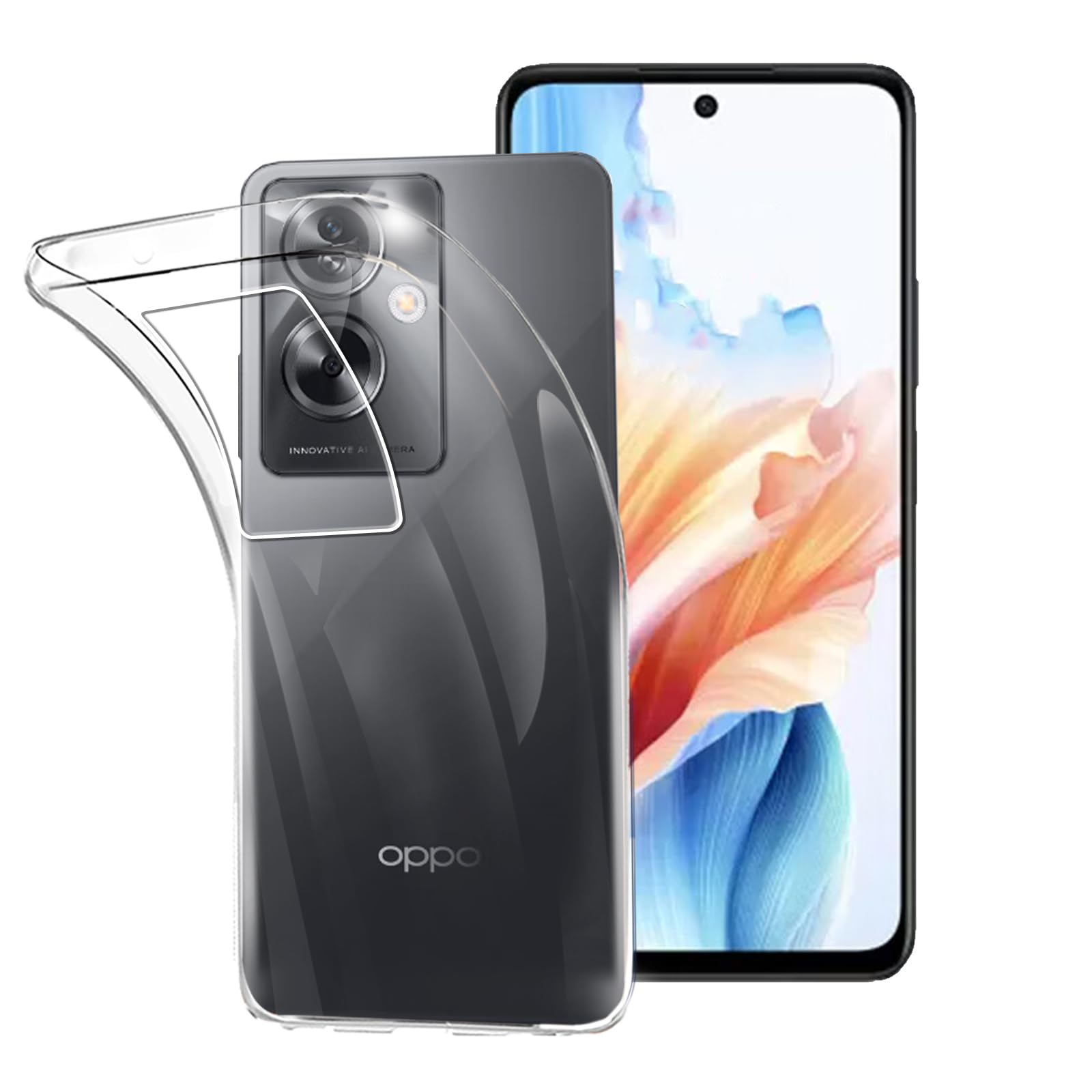 乐天商城 - 対応 OPPO A79 5G 用のカバー クリア TPU透明保護 ソフト シリコンケース 薄型 落下防止 衝撃吸収 耐衝撃 柔らかい手触り クリア対応 OPPO A73 用の全面保護カバー PCduoduo