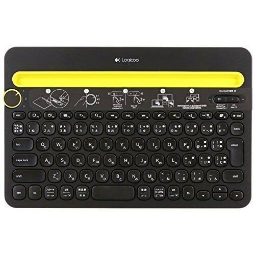 Logicool ロジクール K480BK Bluetooth ワイヤレス キーボード マルチOS:Windows Mac iOS Android Chrome OS 対応 ブラック