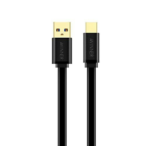 Awinner USB Type C ケーブル USB-A to USB-Cケーブル, USB C USB 3.0 ケーブル Type-C 機器対応 高耐久み 56Kレジスタ実装 高速データ転送 MacBook/Nexus 5X/ChromeBook Pixel/Galaxy 他対応 (2M)