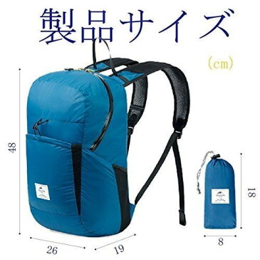 TRIWONDER 折りたたみ防水リュックサック 25L (グレー)