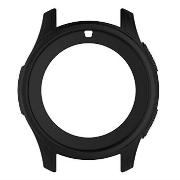 XIHAMA For galaxy watch 46mm スマートウォッチ 保護ケース TPUフレーム シリコン製 カバー 耐衝撃 (galaxy watch 46mm， 黒)