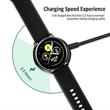 Kartice Compatible with Galaxy Watch Active(40mm) 充電器 チャージャー充電用USB充電ケーブル速電充電と運ば易い 軽量 電源 USB充電ケーブル