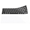 MacBook Pro USキーボード カバー - ATiC New MacBook Pro 13・15インチ（2016 Touch Bar搭載モデル）のUSキーボード専用 カバー クリア+ブラック 2点セット (※日本語JISキーボードに適応ない) MacBook Pro 13/15 Touch Bar搭載モデル