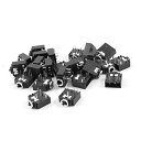 uxcell オーディオコネクタ ステレオ ジャック 基板 実装 コネクタ 5Pパネル マウント 3.5mm メスイヤホン 25個