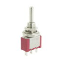 uxcell モーメンタリ トグルスイッチ 3ポジション 3ピン 4 個入り 2A/250VAC 5A/120VAC SPDT On/Off/On