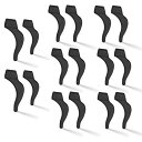 メガネロック 滑り止め 軟質 シリコン 柔らか 弾性 すり落ち防止 眼 鏡 老眼鏡 サングラスー めがね 固定 10セット ブラック