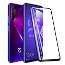 NUPO HUAWEI NOVA 5T ガラスフィルム 強化ガラス液晶保護フィルム HUAWEI NOVA 5T 専用設計 3D全面保護 HUAWEI NOVA 5T 対応 (黒)