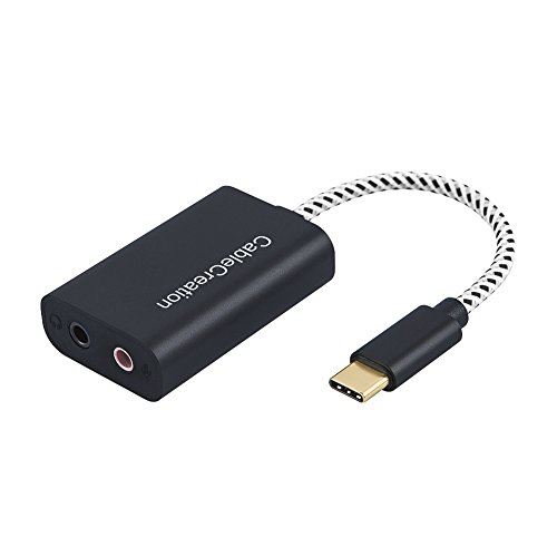 USB-C オーディオ 変換アダプタ， CableCreat