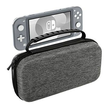 Nintendo Switch Lite ケース ATiC ニンテンドー スイッチライト キャリングケース 収納バッグ EVA素材 耐衝撃 全面保護 軽量 Nintendo Switch Liteコンソール /付属品 /10枚ゲームカード収納 持ち運び便利 Gray