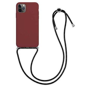 kwmobile Apple iPhone 11 Pro Max 用 ケース - ネック ショルダー ストラップ付き 首かけ 斜めがけ - ひもの長さ調整可! スマホカバー