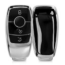 kwmobile ケース - シリコン キー保護 Mercedes Benz 用 - 車 鍵 プロテクション Mercedes Benz 車のキー Smart Key (Keyless 対応機種のみ) 用