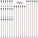 GTIWUNG 30本 3ピンサーボ延長ケーブル(オス-メス)サーボ延長ケーブル JRプラグ サーボ延長リードワイヤケーブル 延長リード線 双葉 JRレシーバ用、全5サイズ (10CM/15CM/30CM/50CM/60CM) 10本 サーボ延長コー 15cm
