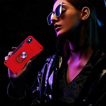 iPhone 11 ケースリング 耐衝撃 リング付き スマホリング 薄型 PC シリコン 全面保護 360度回転 車載ホルダー対応 軽量 指紋防止 傷つき防止 スリム 薄型 4.7インチ スマホケース 米軍MIL規格取得 ストラップホール 黄変防止 一体型 人気 携帯カ HB-18-1-02