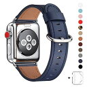 WFEAGL コンパチブル Apple Watch バンド,は本革レザーを使い、iWatch Series 6/SE/ 4/3/2/1、Sport、Editio...
