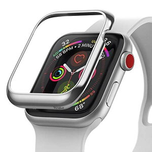 Apple Watch Series 3 42mm ケース ステンレス製 カスタム 保護 フレーム 簡単取り付け メタリック 超薄型 カバー 変色防止 アップルウォッチ ケース [Bezel Styling 42-01 Sliver シルバー]