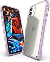 【Ringke】iPhone 11 ケース iPhone11 スマホケース ストラップホール 米軍MIL規格取得 クリア 透明 落下防止 カバー Qi ワイヤレス充電対応 iPhone ケース Fusion (Lavender ラベンダー)