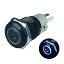 Ulincos U16F5M ܥ󥹥å ɿ她å ڤؤ IP67 ֥롼 LED 1NO1NC SPDT ON/OFF ֥å ᥿ 12V 16mm IP67ɿ ץ顼դ