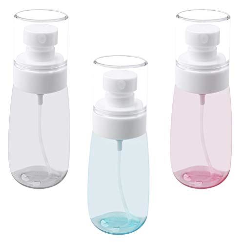 3色セット 100ml アルコール スプレーボトル 小分けボトル プラスチック 収納瓶 極細ミスト