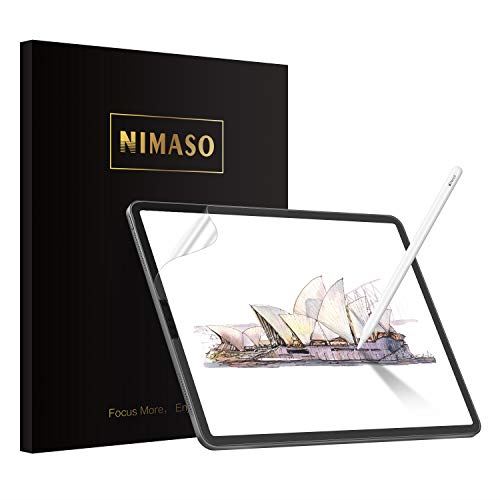 Nimaso iPad Air 4 (2020) / iPad Pro 11 (2020 / 2018) ペーパーライク フィルム 上質紙のような描き心地 失敗なしで即貼り付け可能 反射低減 アンチグレア 10.9/11 インチ