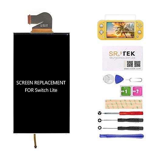 SRJTEK for Nintendo Switch Lite液晶パネル 交換修理用lcdスクリーン 液晶ディスプレイ Switch Liteインナーパネル液晶画面交換 lcd交換部品 工具セット+画面保護フィルム SRJTEK for Nintendo Switch Lite液晶パネル 交換修理用lcdスクリーン 液晶ディスプレイ Switch Liteインナーパネル液晶画面交換 lcd交換部品 工具セット+画面保護フィルム