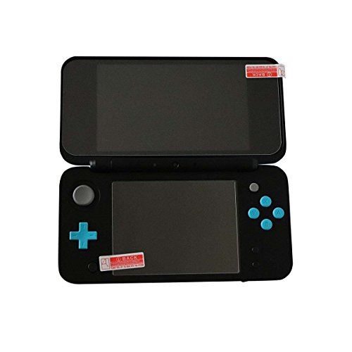 New 2DS LL 強化ガラス膜 液晶保護フィルム 高透明度 防傷 指紋防止 気泡防止 高敏感度 撥油コーティング加工 防水　(上スクリーンと下スクリーン）