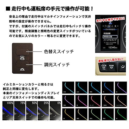 リーアス Re Us Ledルーフカラーイルミネーション 自動点灯化キット トヨタ アルファード30系 ヴェルファイア30系 専用 コントロールスイッチ付き Wes Store リーアス Re Us Ledルーフカラーイルミネーション 自動点灯化キット トヨタ アルファード30系 ヴェルファイア30系 専用 コントロールスイッチ付き Wes Store