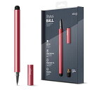 elago STYLUS BALL タッチペン × ボールペン 99％ ピュアアルミ スタイラスペン 各種 スマートフォン/タブレットPC 対応 替え芯 付 ピンク