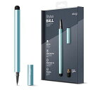 elago STYLUS BALL タッチペン × ボールペン 99％ ピュアアルミ スタイラスペン 各種 スマートフォン / タブレットPC 対応 替え芯 付 コーラルブルー