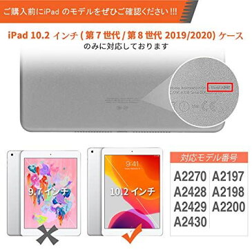 Timecity iPad 10.2 ケース (iPad 第7世代/第8世代 ケース 2019/2020新型) 保護シール内蔵 360度回転の折り畳スタンド 肩紐 ハンドストラップ付き ペン収納 頑丈 丈夫 ゴツイ 耐衝撃 操作簡単 多機能 iPad 10.2 インチ タブレットPCケース (ブラック)