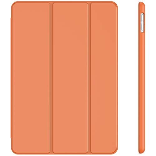 JEDirect iPad 8/7 ケース (10.2インチ、2020/2019モデル、第8/7世代用) オートウェイクアップ/スリープ機能 (パパイヤ)