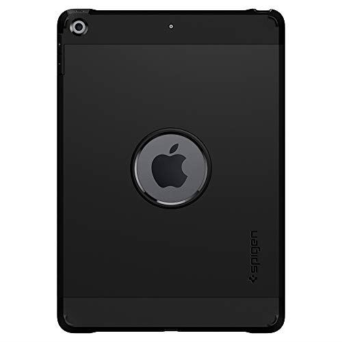 【Spigen】 iPad 10.2 ケース (第8世代 2020モデル / 第7世代 2019モデル 兼用 ケース 米軍MIL規格取得 耐衝撃 落下 衝撃 吸収 タフ・アーマー ACS00374 (ブラック)